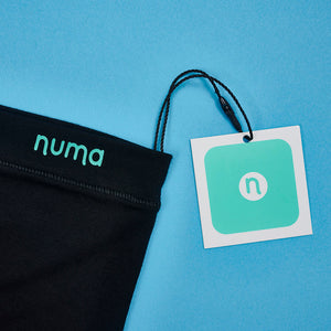 close up of numa tag on undies