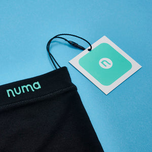 close up of numa tag